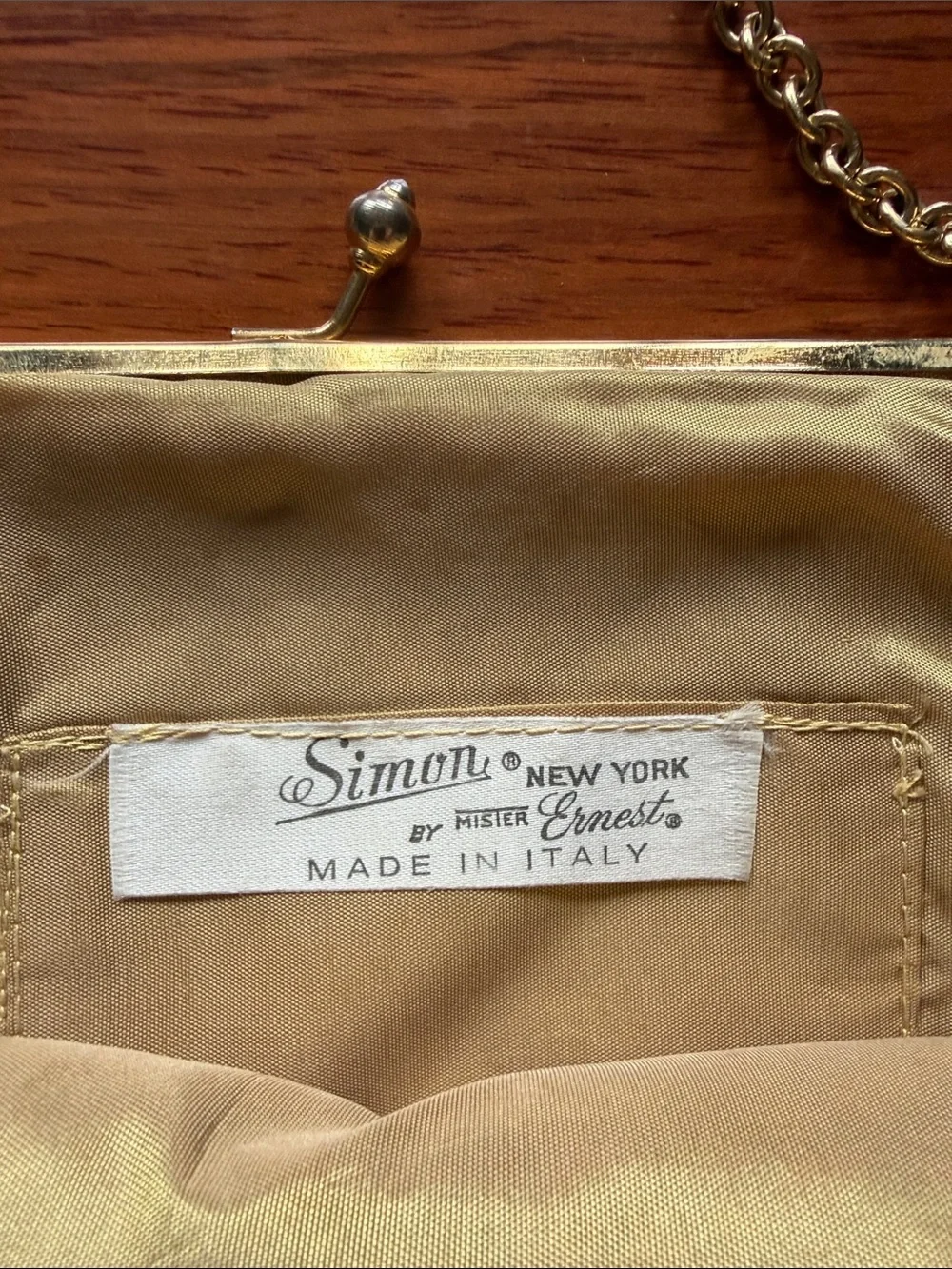 Simon by Mister Ernest Floral Tapestry Handbag Made in Italy
